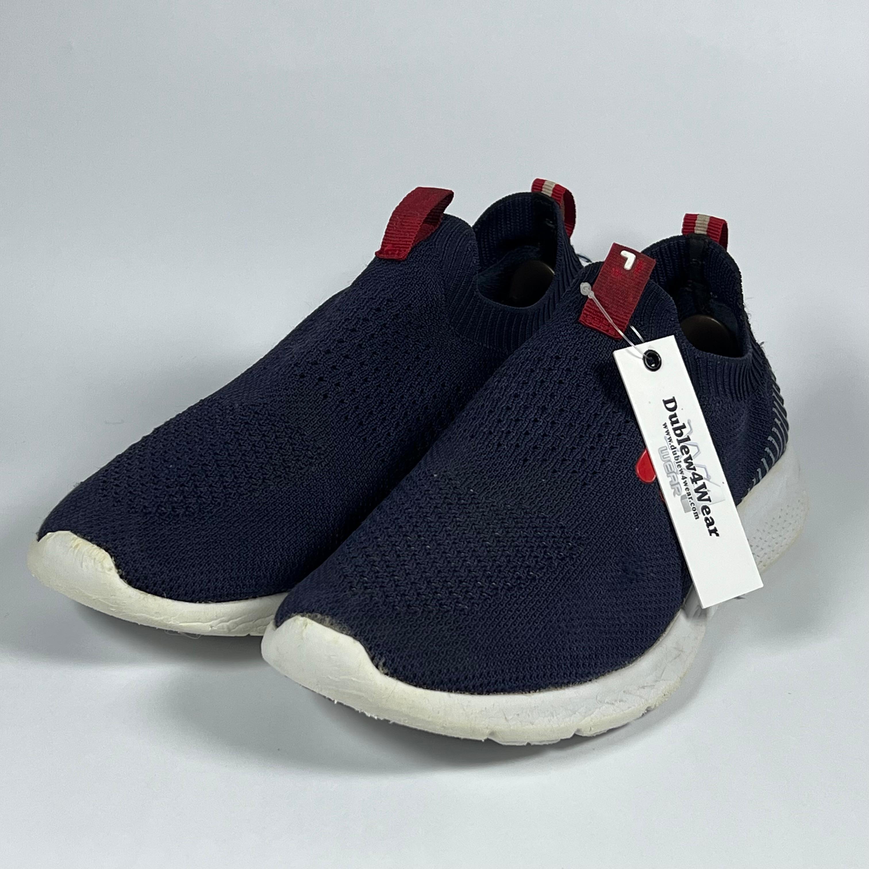Fila Slip-On Navy Blue Knit Shoes