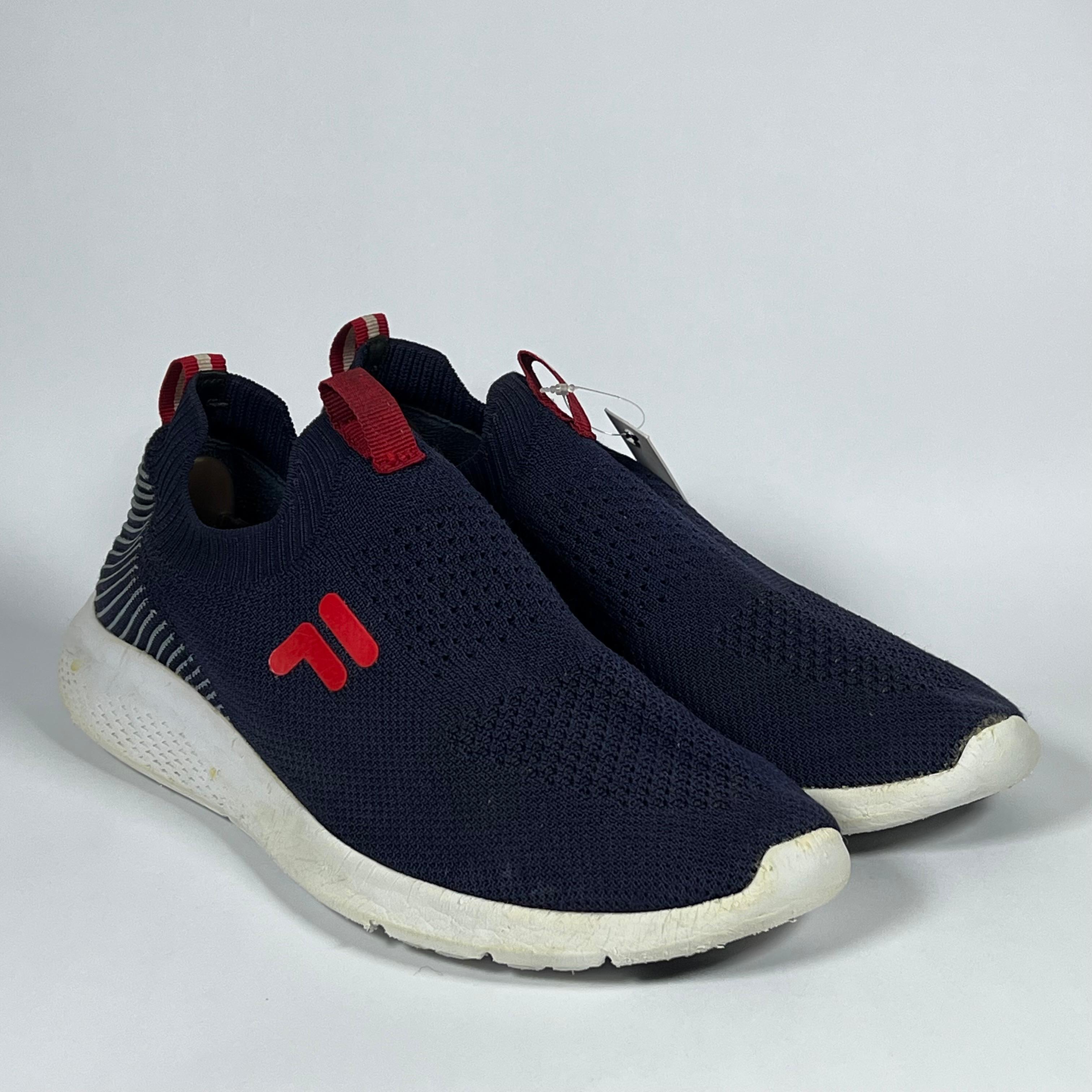 Fila Slip-On Navy Blue Knit Shoes